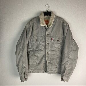 Levis Corduroy Sherpa Jacket Size Medium